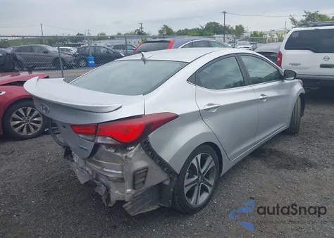 2015 Hyundai Elantra Sport z USA, uszkodzony, nr VIN KMHDH4AH2FU249094